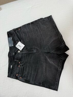 American Eagle Outfitters Black Denim Shorts